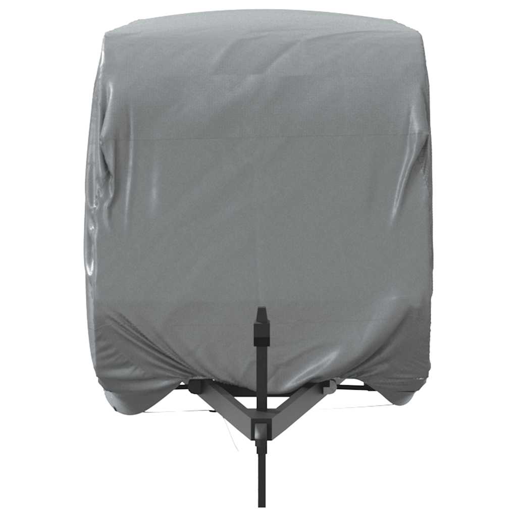 vidaXL Housse de caravane gris 670x250x220 cm tissu non tissé