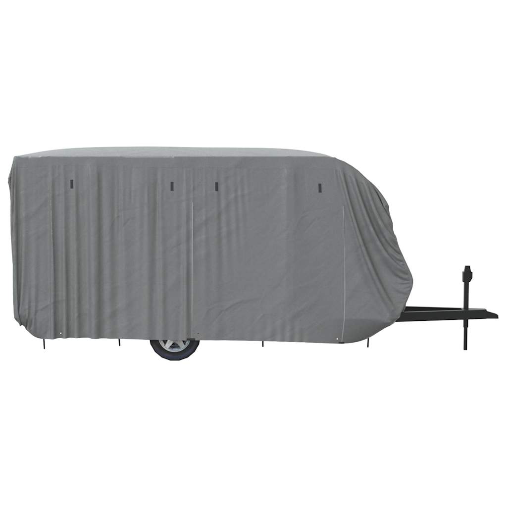 vidaXL Housse de caravane gris 670x250x220 cm tissu non tissé