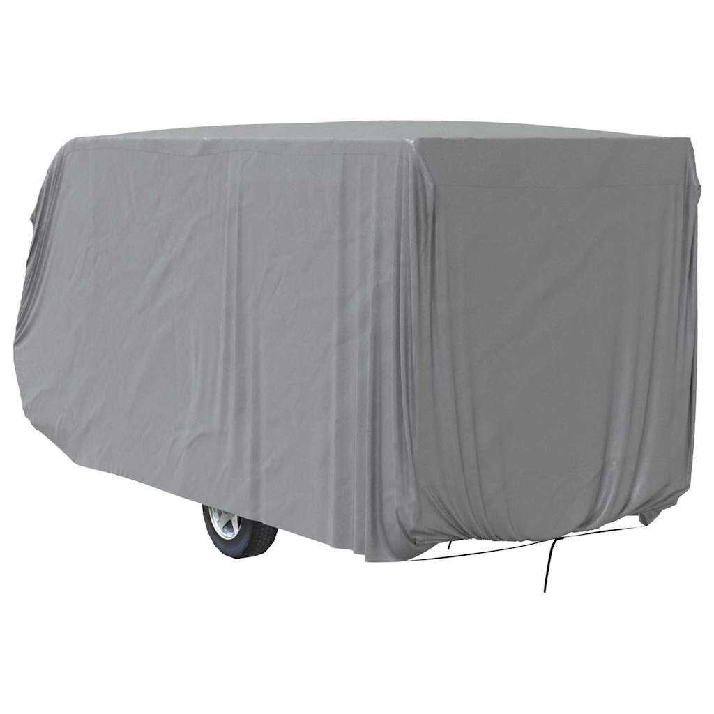 vidaXL Housse de caravane gris 670x250x220 cm tissu non tissé