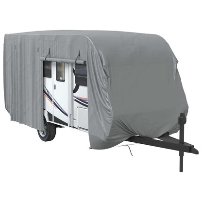 vidaXL Housse de caravane gris 670x250x220 cm tissu non tissé