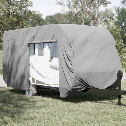 vidaXL Housse de caravane gris 670x250x220 cm tissu non tissé
