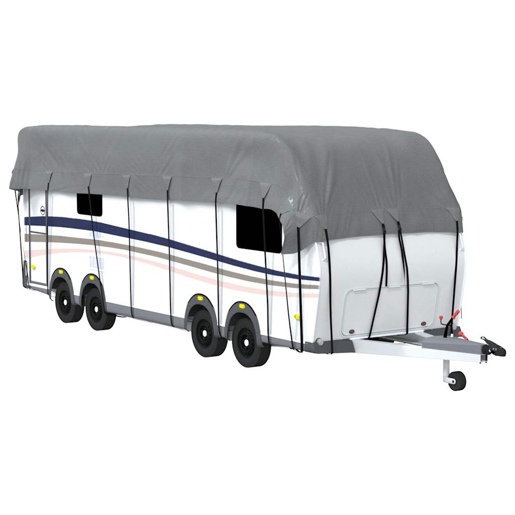 vidaXL Housse de toit de caravane gris 1000x300 cm tissu non tissé