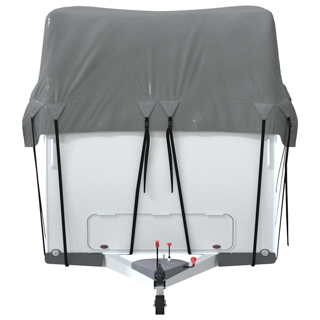 vidaXL Housse de toit de caravane gris 1000x300 cm tissu non tissé
