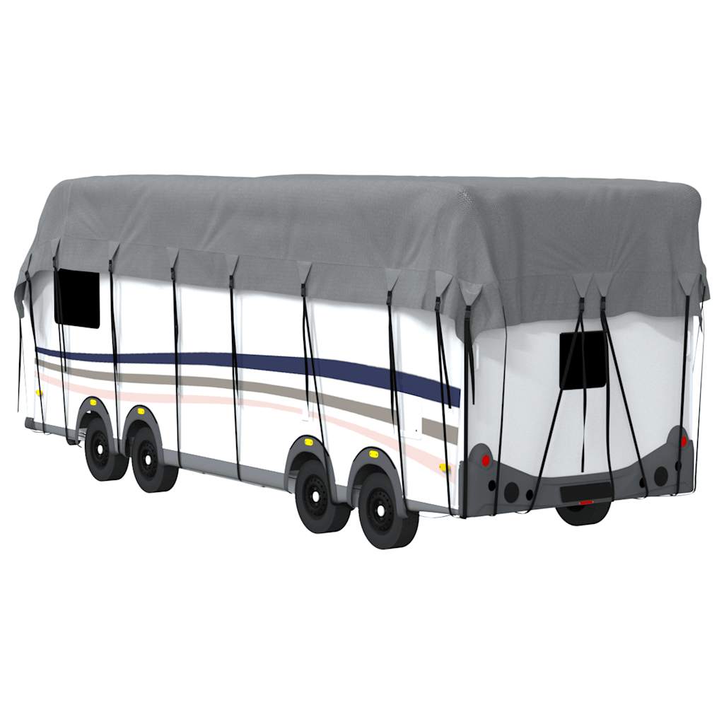 vidaXL Housse de toit de caravane gris 1000x300 cm tissu non tissé