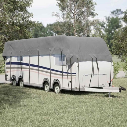 vidaXL Housse de toit de caravane gris 1000x300 cm tissu non tissé