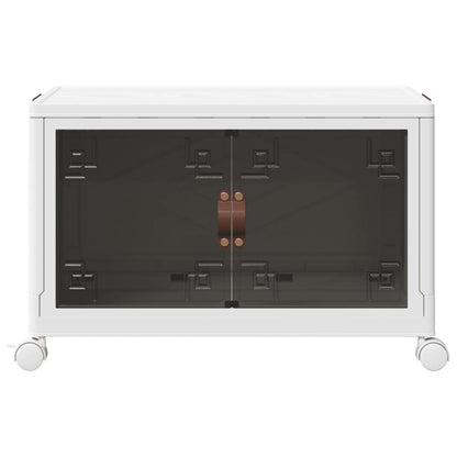vidaXL Boîte de rangement empilable avec roues 75 L 65x40x41,5 cm