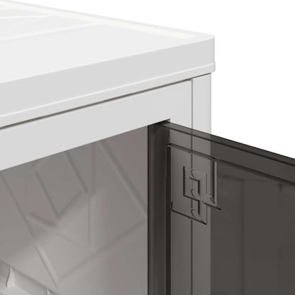 vidaXL Boîte de rangement empilable avec roues 75 L 65x40x41,5 cm