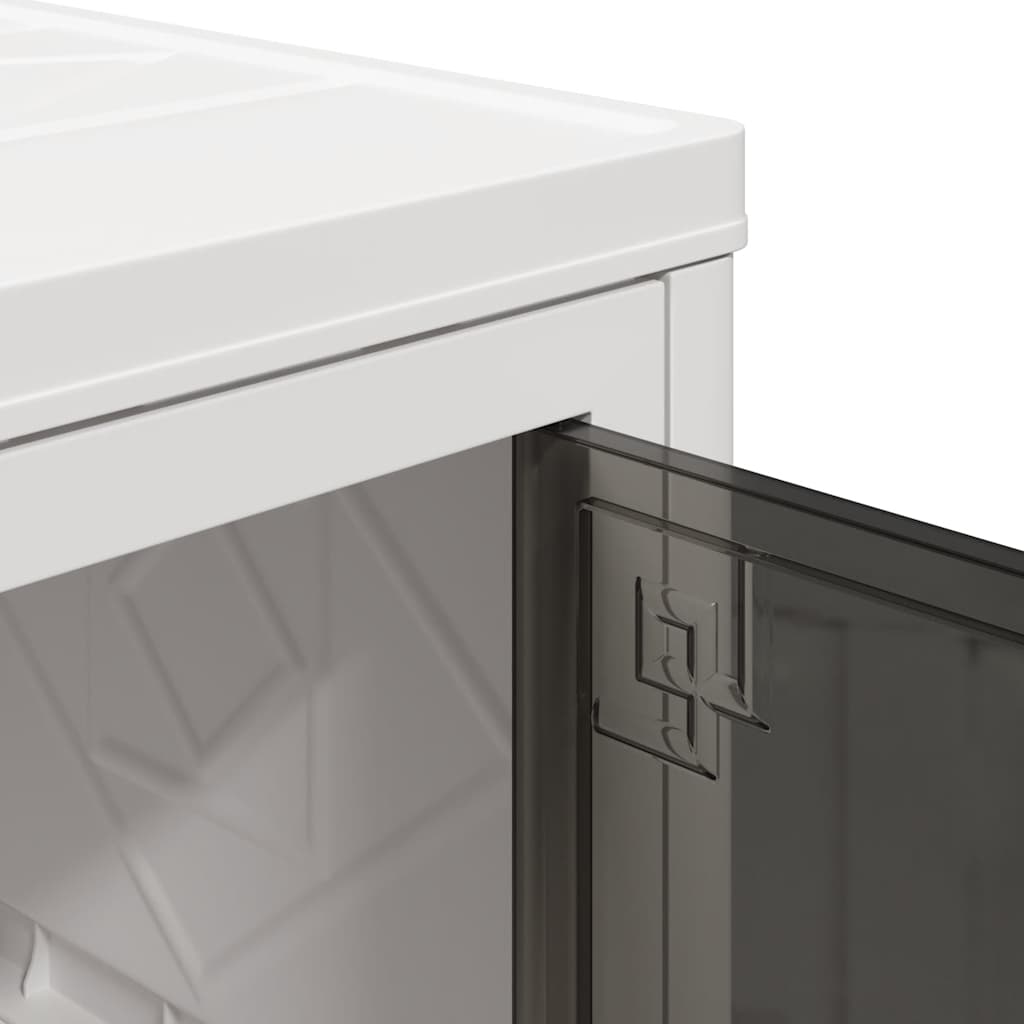 vidaXL Boîte de rangement empilable avec roues à 4 niveaux 28 L