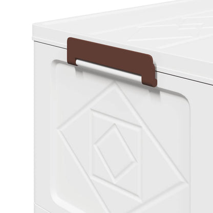 vidaXL Boîte de rangement empilable avec roues à 4 niveaux 28 L