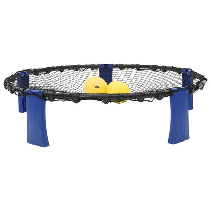 vidaXL Filet rond lot de 3 balles et pompe supplémentaire Ø90x20 cm