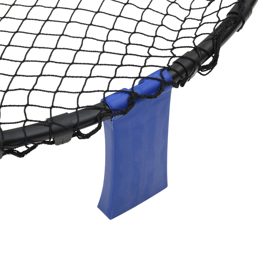vidaXL Filet rond lot de 3 balles et pompe supplémentaire Ø90x20 cm