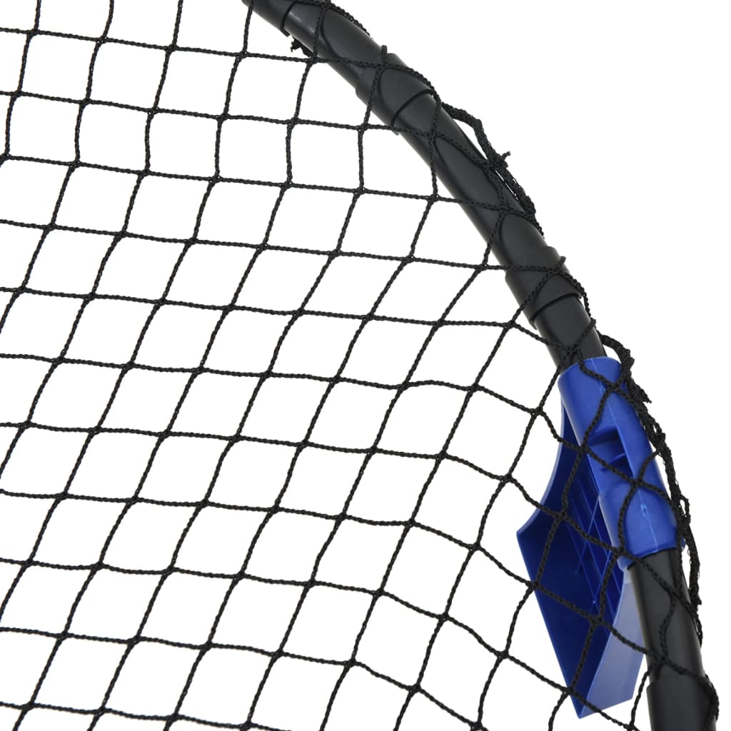 vidaXL Filet rond lot de 3 balles et pompe supplémentaire Ø90x20 cm