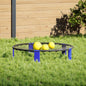 vidaXL Filet rond lot de 3 balles et pompe supplémentaire Ø90x20 cm