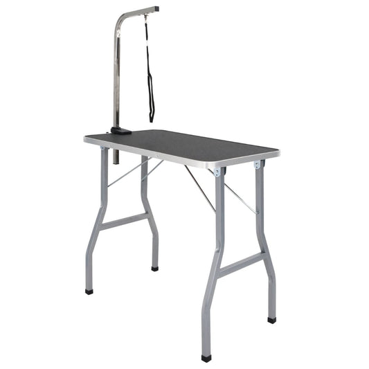vidaXL Table de Toilettage Ajustable pour Chiens Chats 1 Potence