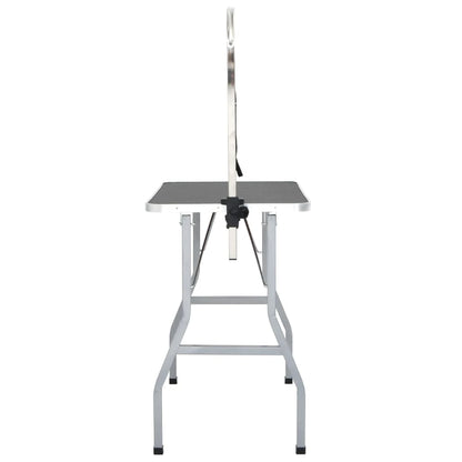 vidaXL Table de Toilettage Ajustable pour Chiens Chats 1 Potence
