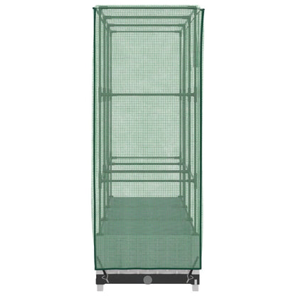 vidaXL Jardinière surélevée avec housse aspect rotin 120x40x123 cm