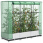 vidaXL Jardinière surélevée avec housse aspect rotin 120x40x123 cm
