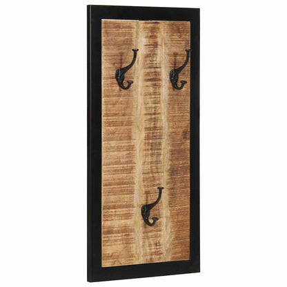 vidaXL Porte-manteau 40x2x80 cm bois de manguier massif brut