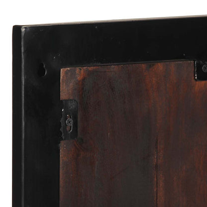 vidaXL Porte-manteau multicolore 40x2x80 cm bois massif récupération