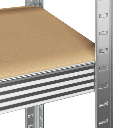 vidaXL Étagères de rangement à 5 niveaux 4 pcs acier bois d'ingénierie