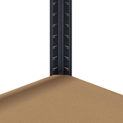 vidaXL Étagères de rangement 5 niveaux 2 pcs Anthracite Acier et bois