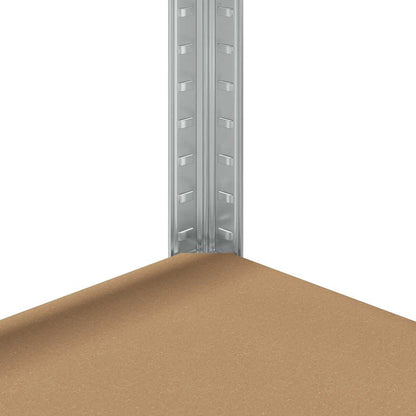 vidaXL Étagères de rangement à 5 niveaux 3 pcs acier bois d'ingénierie