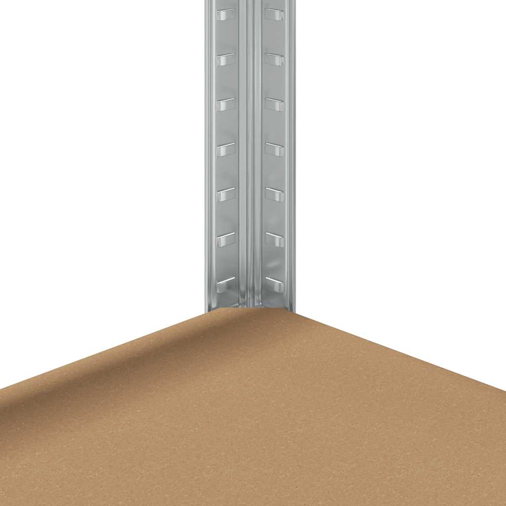 vidaXL Étagères de rangement à 5 niveaux 2 pcs acier bois d'ingénierie