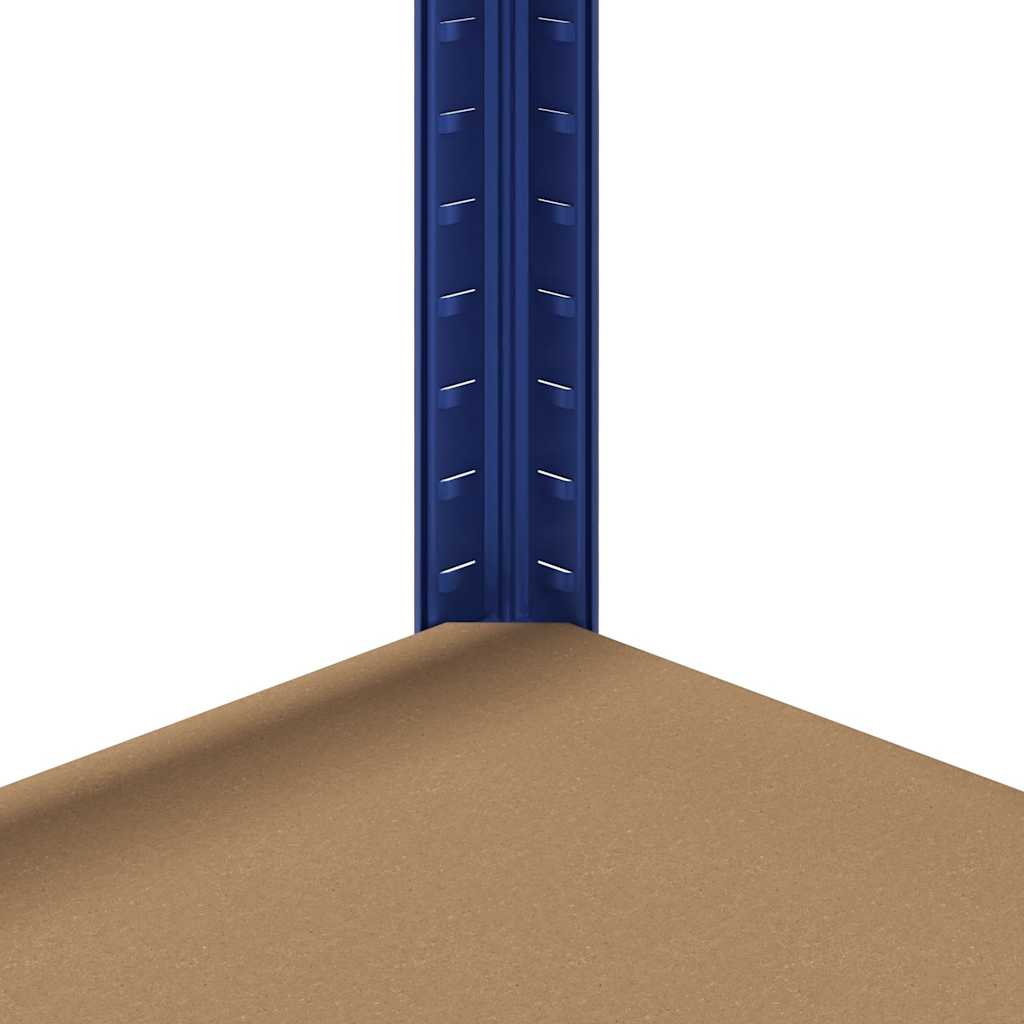 vidaXL Étagères de rangement à 5 niveaux 4 pcs bleu