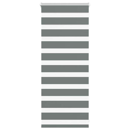 vidaXL Store zèbre gris foncé largeur du tissu 50,9 cm polyester