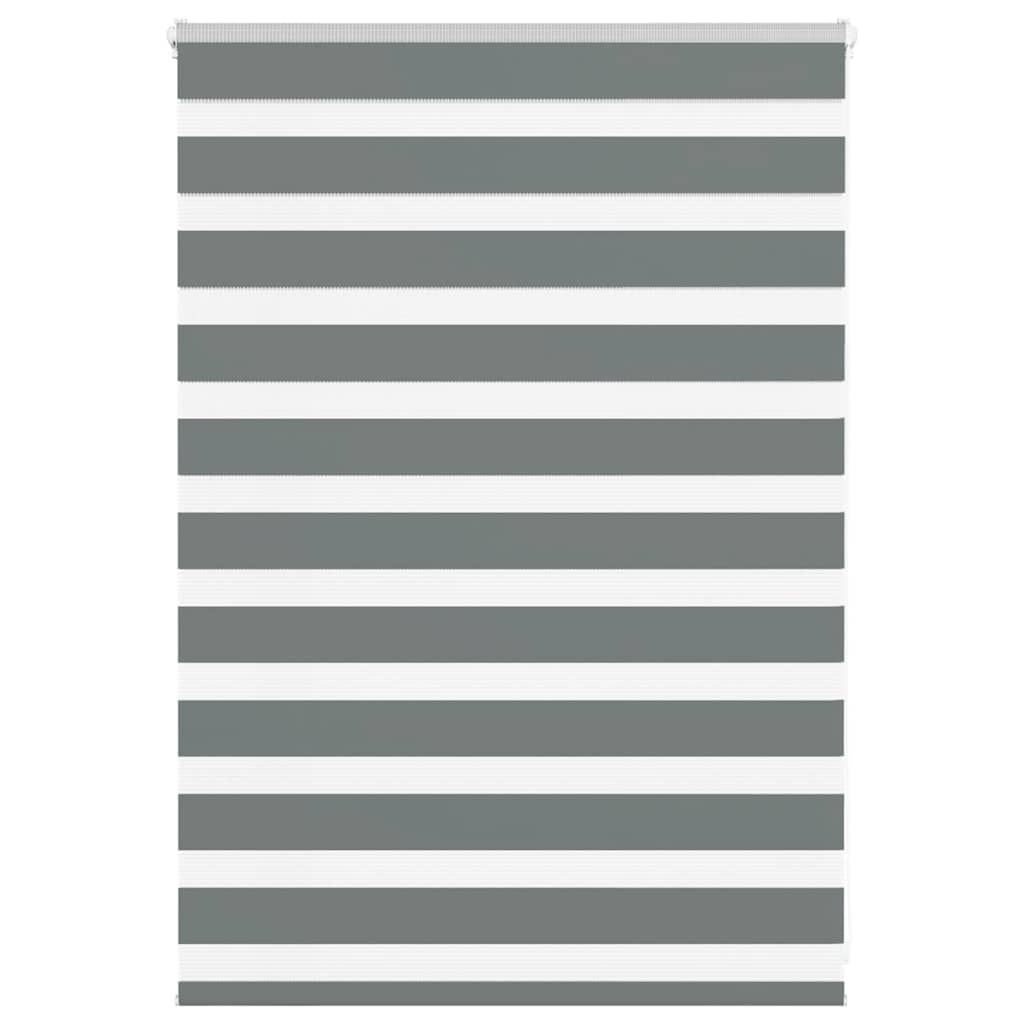 vidaXL Store zèbre gris foncé largeur du tissu 95,9 cm polyester