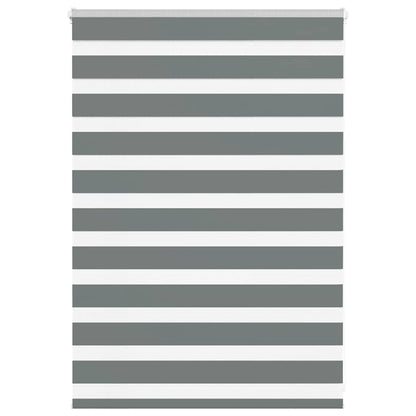vidaXL Store zèbre gris foncé largeur du tissu 95,9 cm polyester
