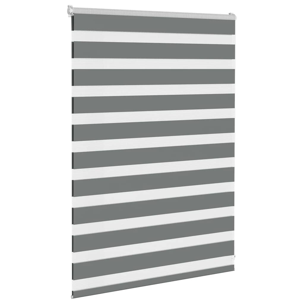 vidaXL Store zèbre gris foncé largeur du tissu 95,9 cm polyester