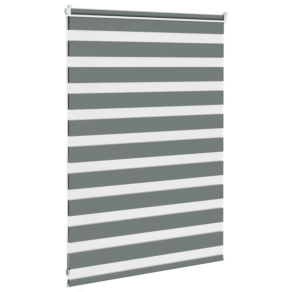 vidaXL Store zèbre gris foncé largeur du tissu 95,9 cm polyester