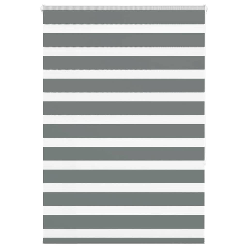 vidaXL Store zèbre gris foncé largeur du tissu 90,9 cm polyester