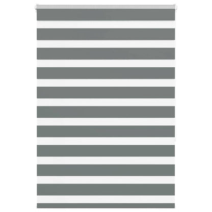 vidaXL Store zèbre gris foncé largeur du tissu 90,9 cm polyester