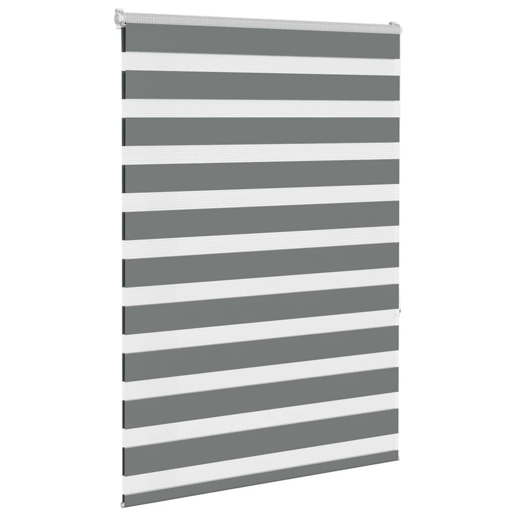 vidaXL Store zèbre gris foncé largeur du tissu 90,9 cm polyester