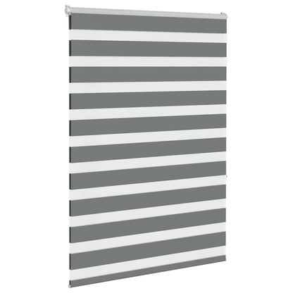 vidaXL Store zèbre gris foncé largeur du tissu 90,9 cm polyester