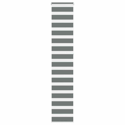 vidaXL Store zèbre gris foncé largeur du tissu 40,9 cm polyester
