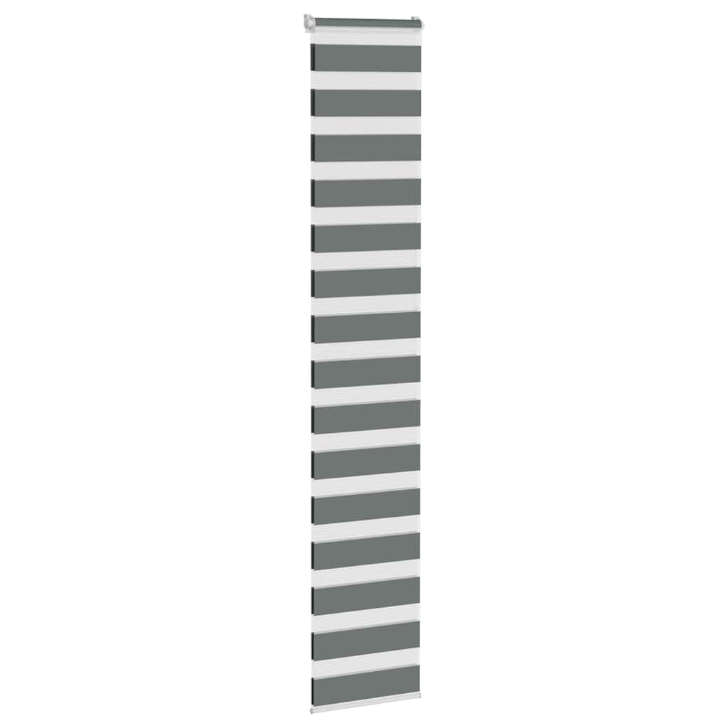 vidaXL Store zèbre gris foncé largeur du tissu 40,9 cm polyester