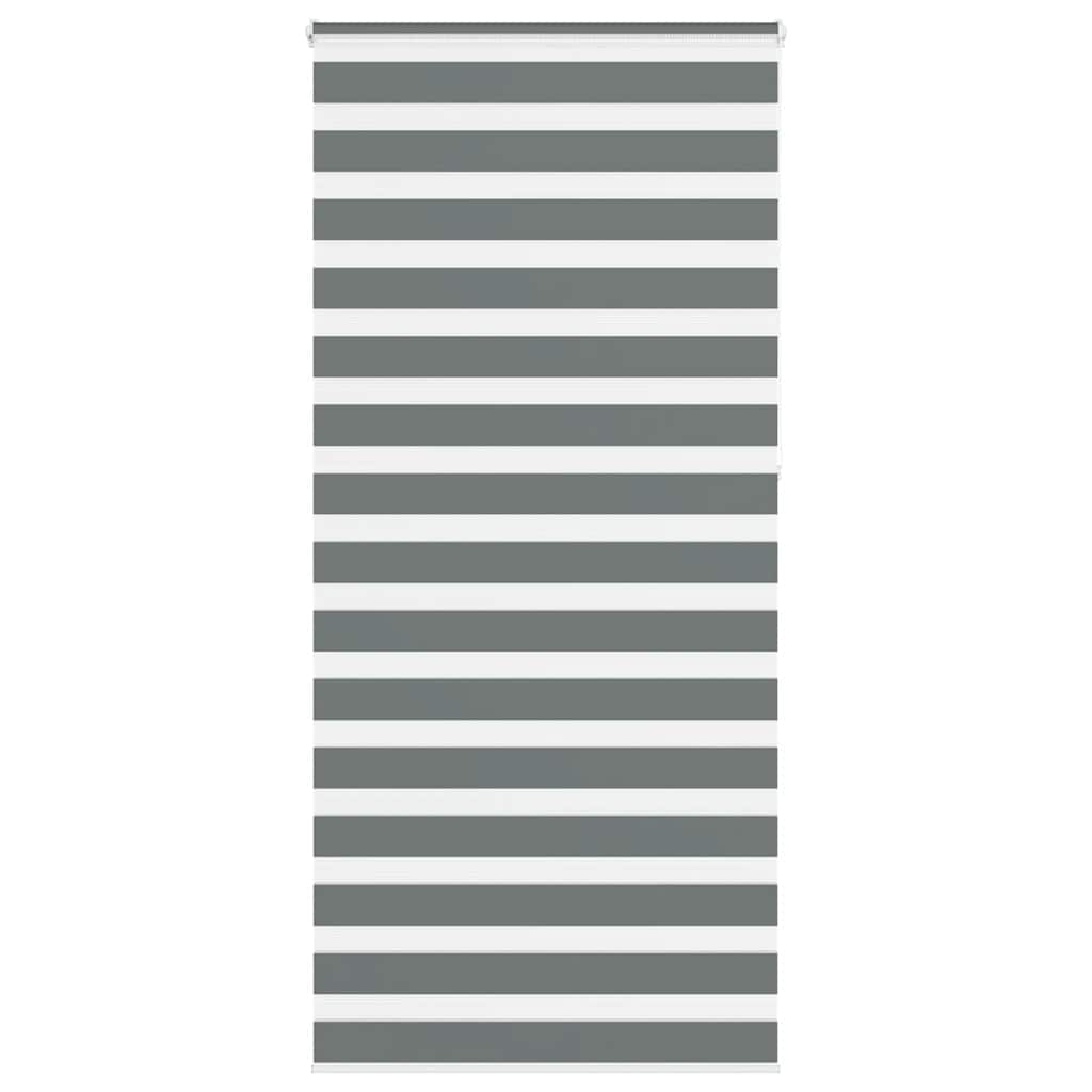 vidaXL Store zèbre gris foncé largeur du tissu 100,9 cm polyester