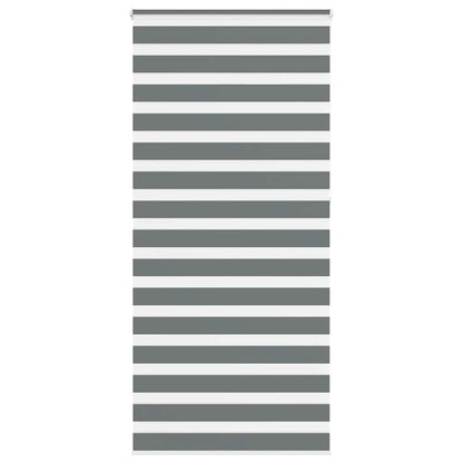 vidaXL Store zèbre gris foncé largeur du tissu 100,9 cm polyester