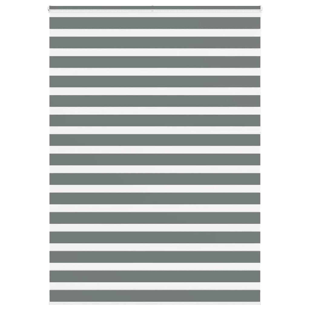 vidaXL Store zèbre gris foncé largeur du tissu 150,9 cm polyester