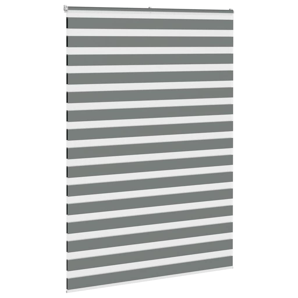 vidaXL Store zèbre gris foncé largeur du tissu 150,9 cm polyester