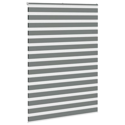 vidaXL Store zèbre gris foncé largeur du tissu 150,9 cm polyester