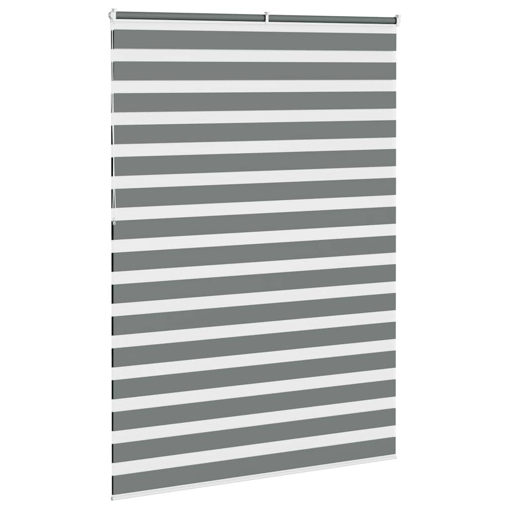 vidaXL Store zèbre gris foncé largeur du tissu 150,9 cm polyester