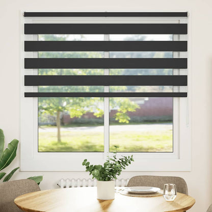 vidaXL Store zèbre noir 145x150 cm largeur du tissu 140,9 cm polyester