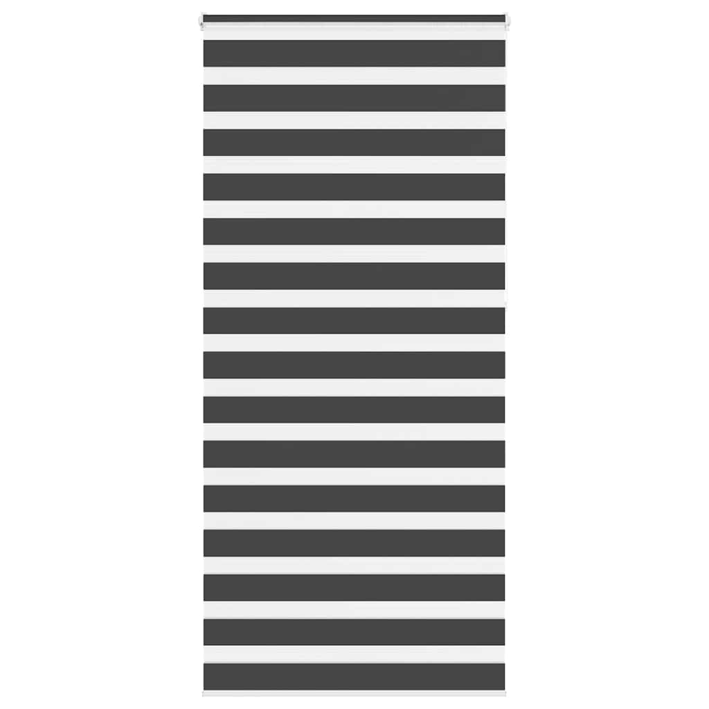 vidaXL Store zèbre noir 95x230 cm largeur du tissu 90,9 cm polyester