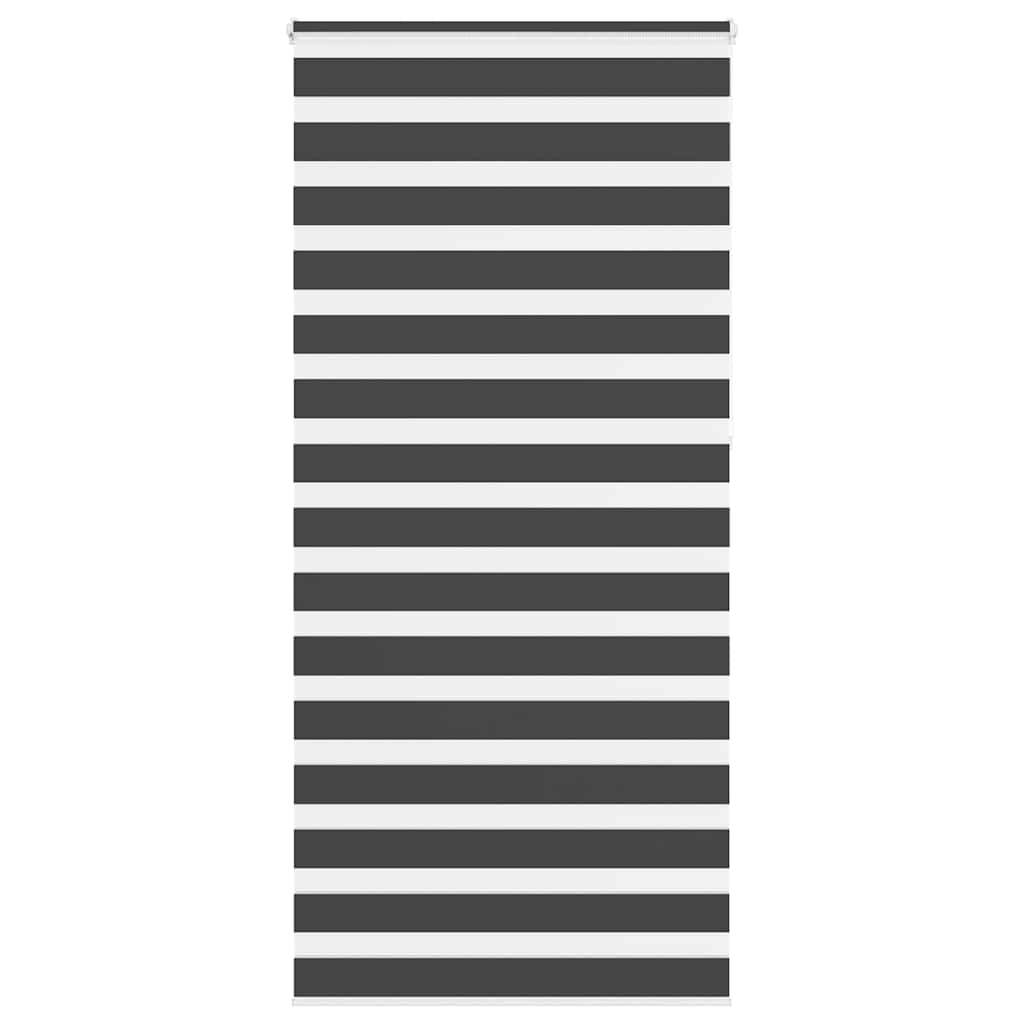 vidaXL Store zèbre noir 105x230 cm largeur du tissu 100,9 cm polyester