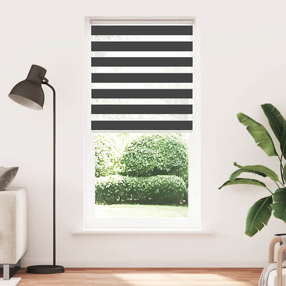 vidaXL Store zèbre noir 105x230 cm largeur du tissu 100,9 cm polyester