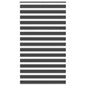 vidaXL Store zèbre noir 130x230 cm largeur du tissu 125,9 cm polyester
